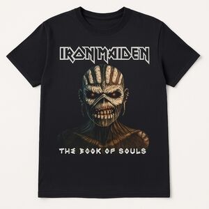 BAND TEE Iron Maiden Graphic T-Shirt THE BOOK OF SOULS.